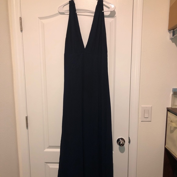 dee elly plunging maxi dress